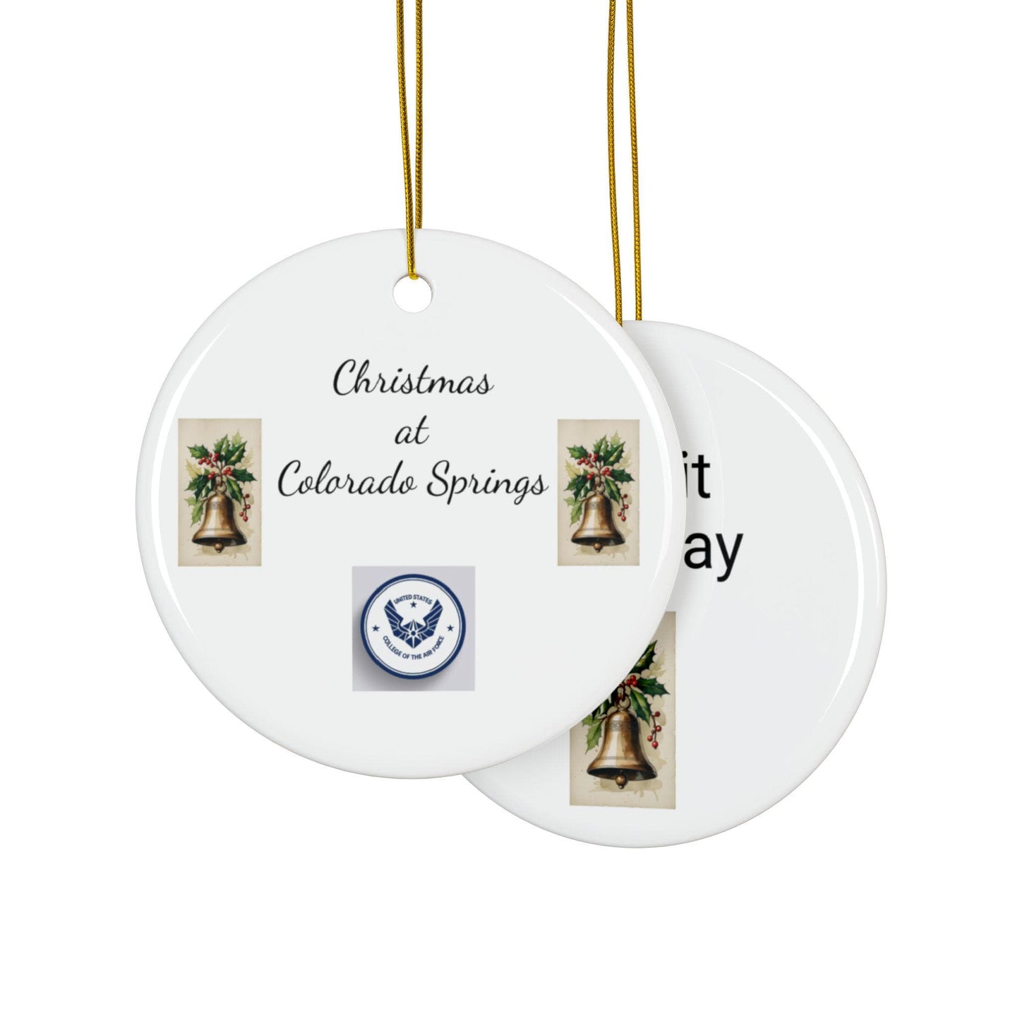 Ornaments for Air Force Holiday Decor, Personalized Christmas Gifts, Double-Sided Hanging Ornaments, Festive Keepsakes, Home Decor