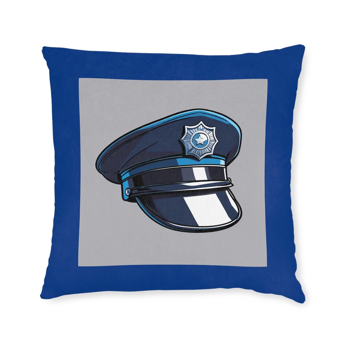 Square Pillow, Police Officer Decor, Law Enforcement Gift, Bedroom Accent, Jean LaTasse Design
