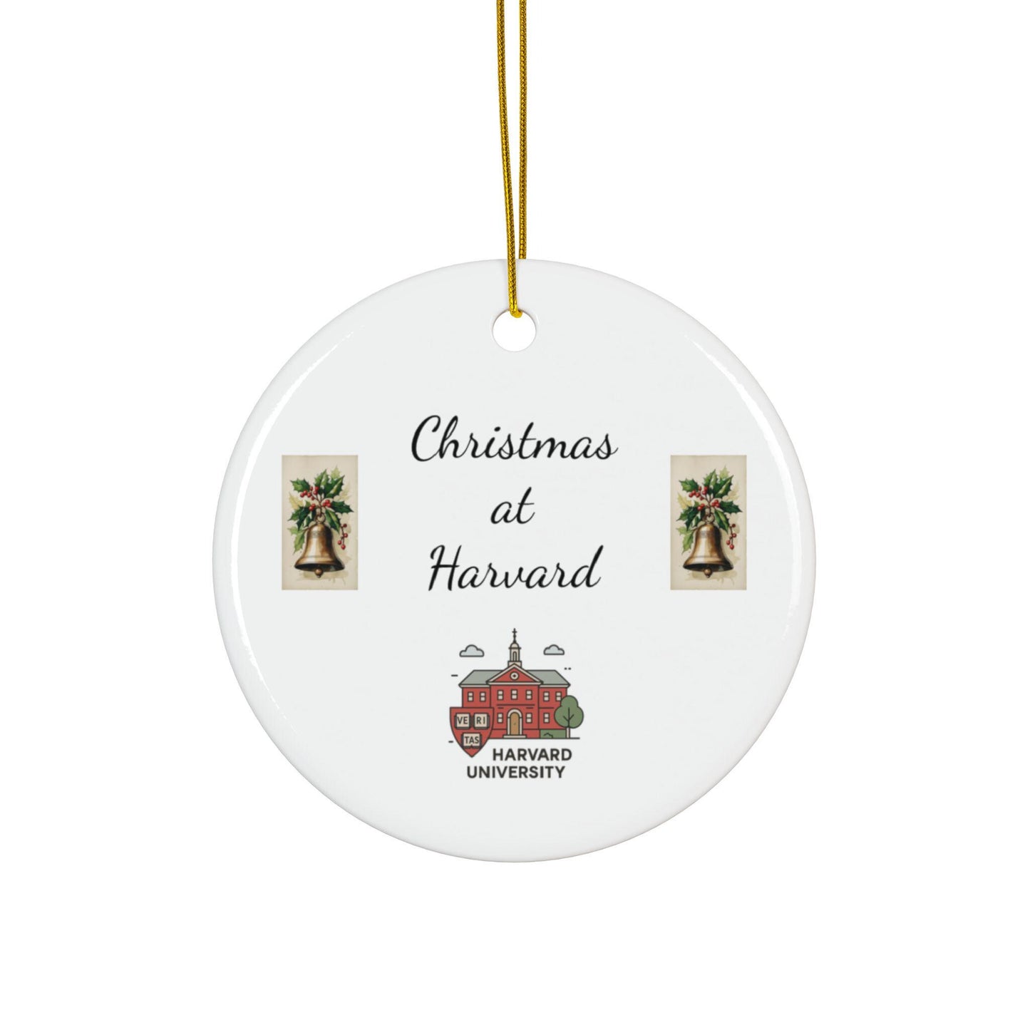 Decorative Christmas Ornaments Harvard - Holiday Charm for Personalized Gift Giving, Christmas Decor, Keepsake Ornaments, Customizable Gifts