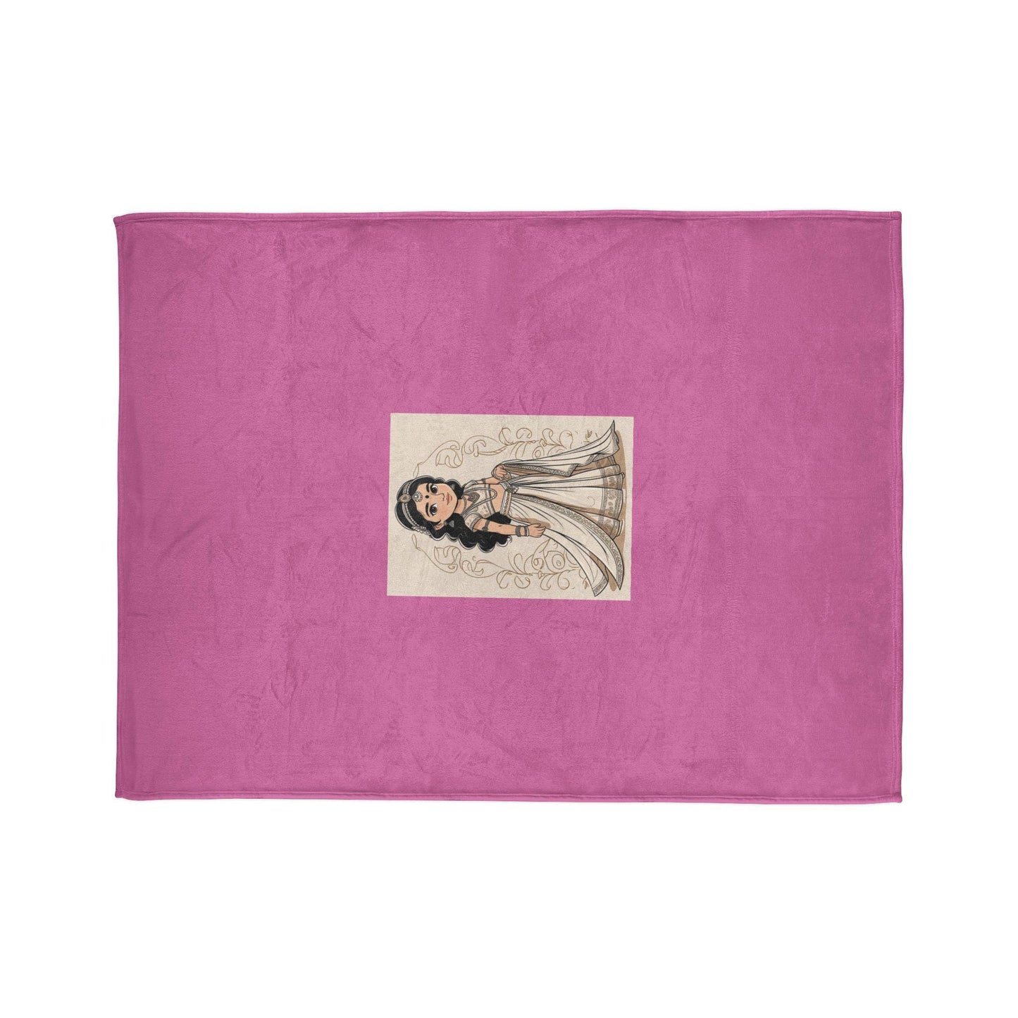 Princess Blanket, Castle Princess Decoration, Royal Princess Comfort, Soft Polyester Throw, Princess Bed Decor, Jean LaTasse Design