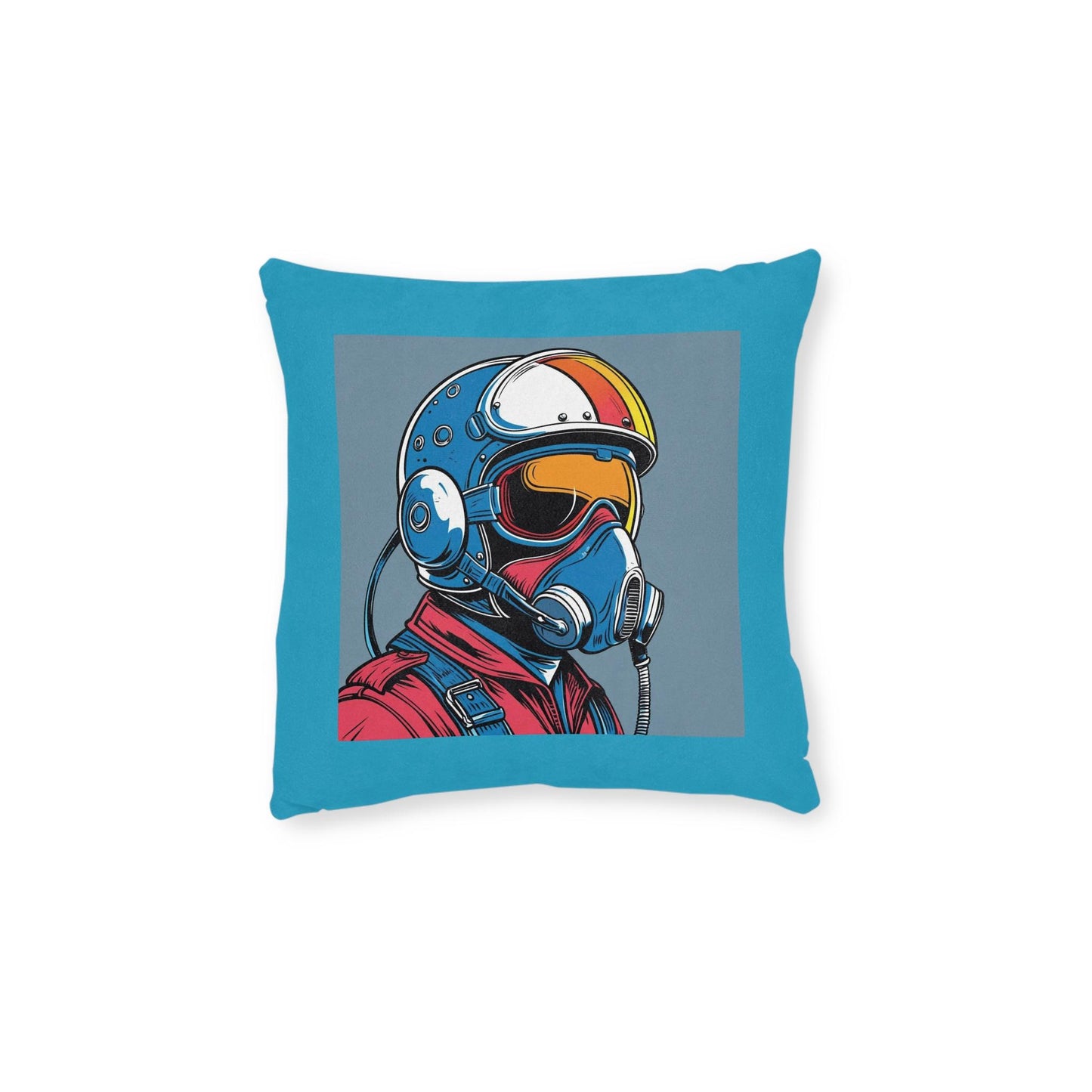 Aviator Square Pillow, Fighter Pilot Room Decor, Jet Pilot Chair Cushion, Air Force Aviation Throw Pillow, Unique Gift for Pilots