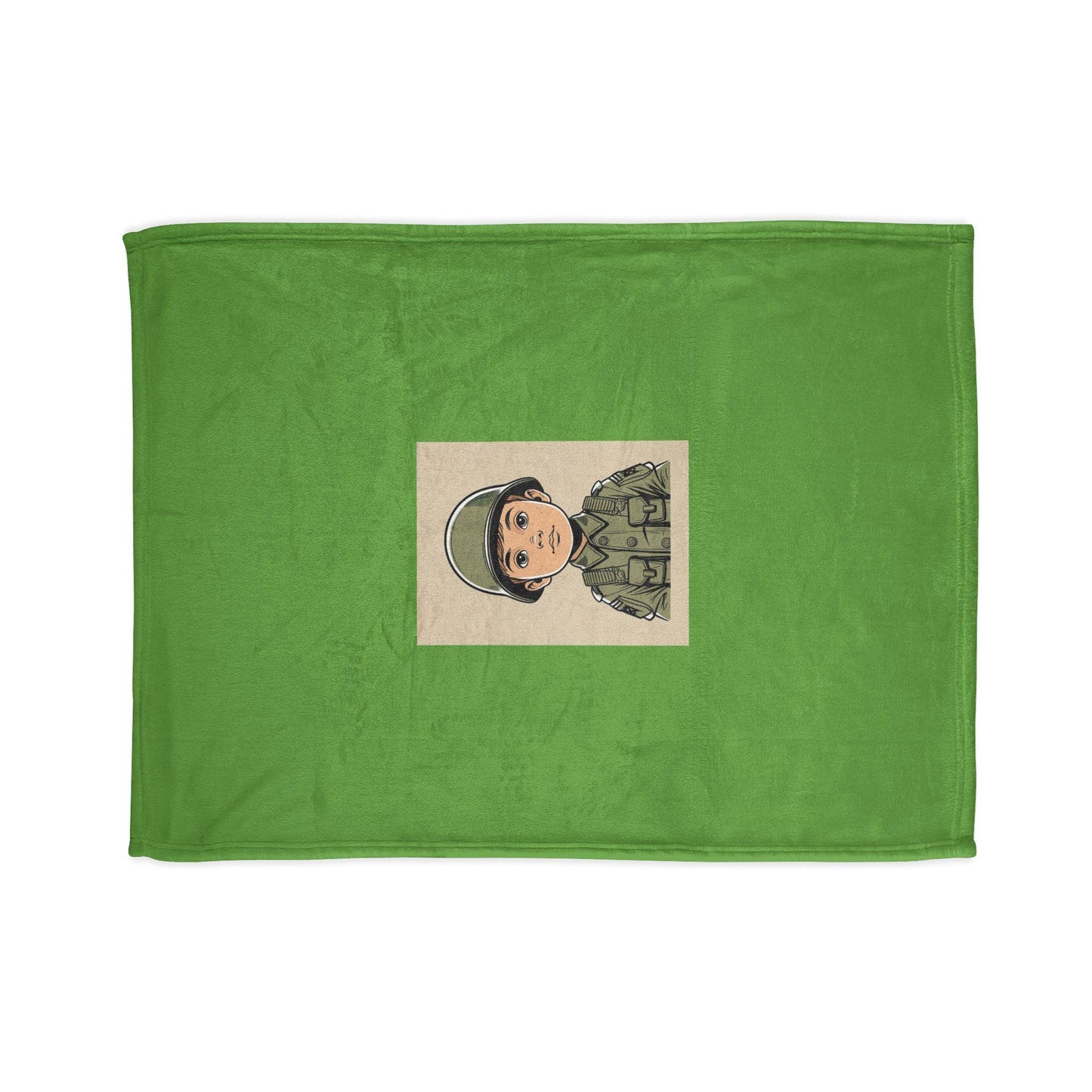 Army Soldier Soft Polyester Blanket - Perfect Decor for Young Soldier, Chair Spread, Bedroll - Military Home Decor, Bedroom Throw, Room