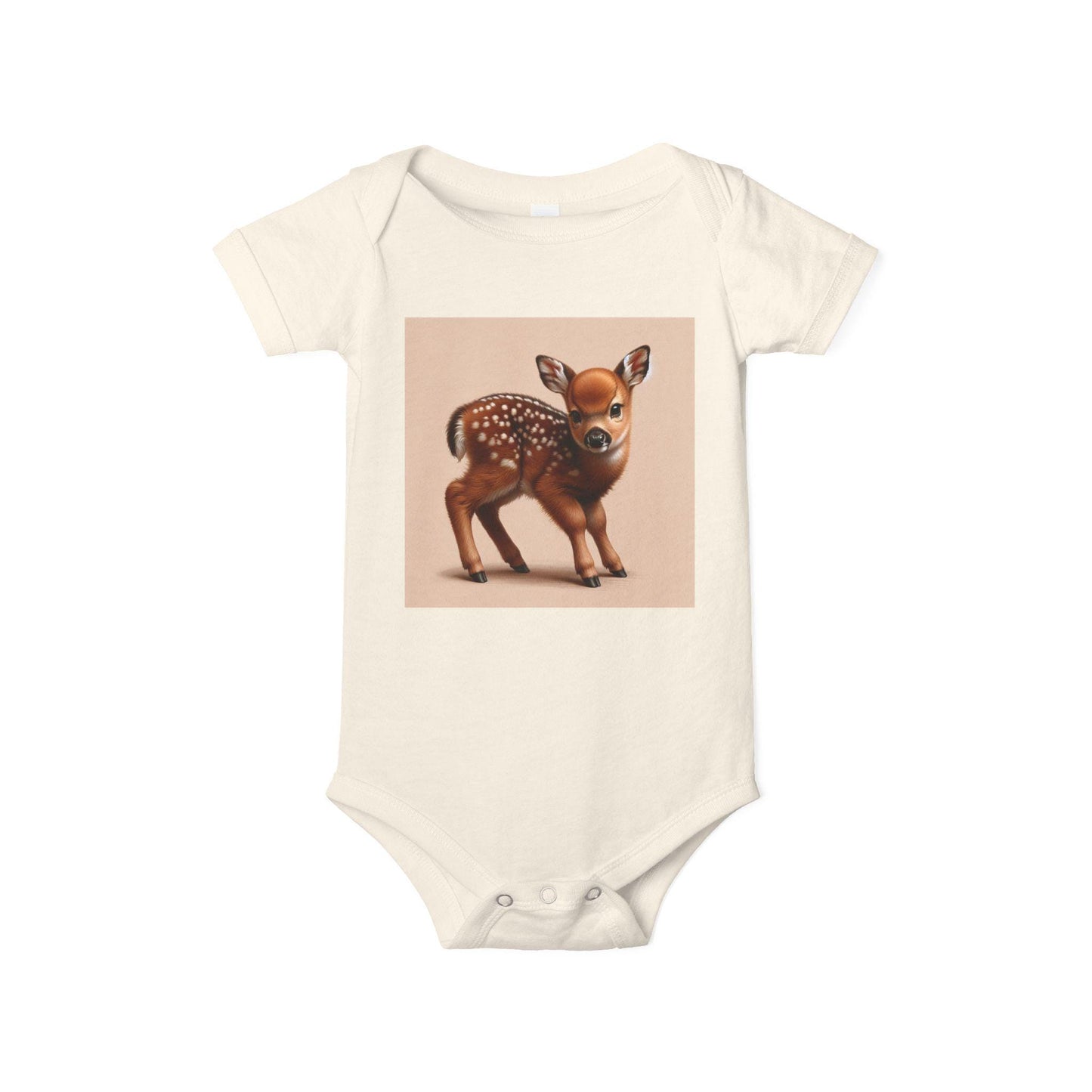 Cute Fawn Infant Onesie, Baby Shower Gift, Newborn Outfit, Animal Theme, Adorable Baby Clothing