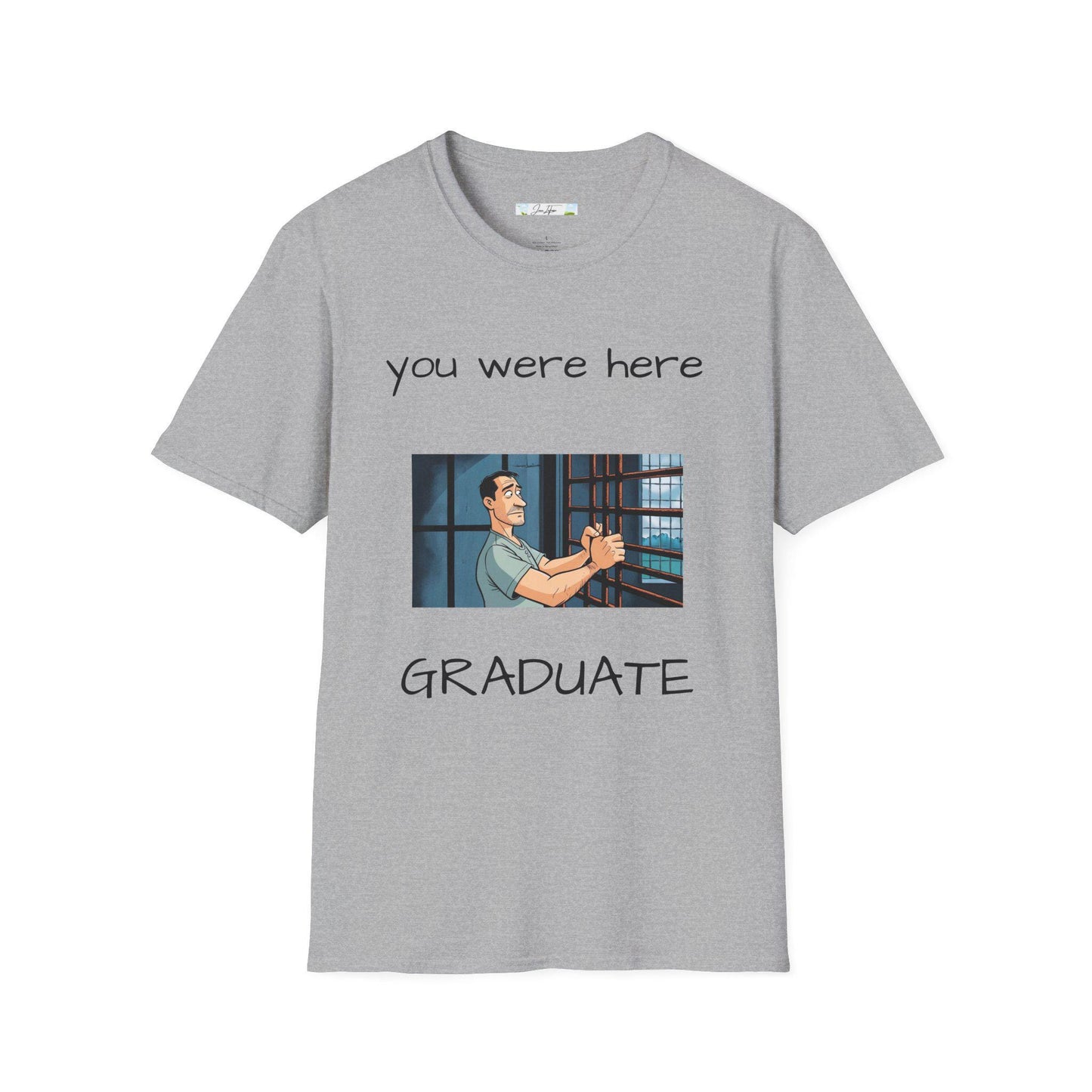 Graduation T-Shirt, Gift for Graduate, Unisex Tee Shirt, Funny College Grad Present, Lightweight Shirt