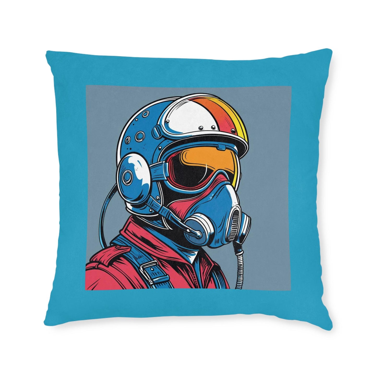 Aviator Square Pillow, Fighter Pilot Room Decor, Jet Pilot Chair Cushion, Air Force Aviation Throw Pillow, Unique Gift for Pilots