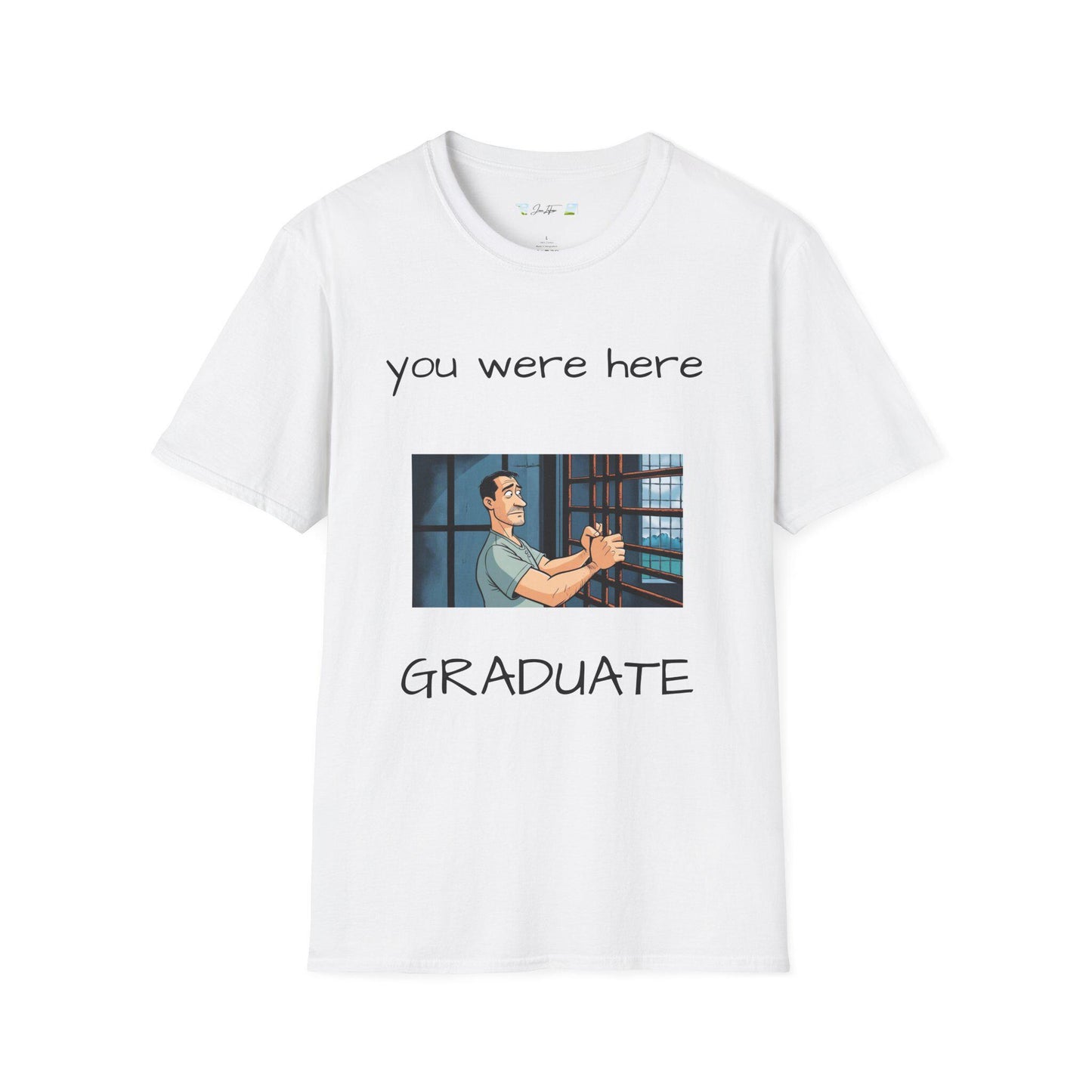 Graduation T-Shirt, Gift for Graduate, Unisex Tee Shirt, Funny College Grad Present, Lightweight Shirt