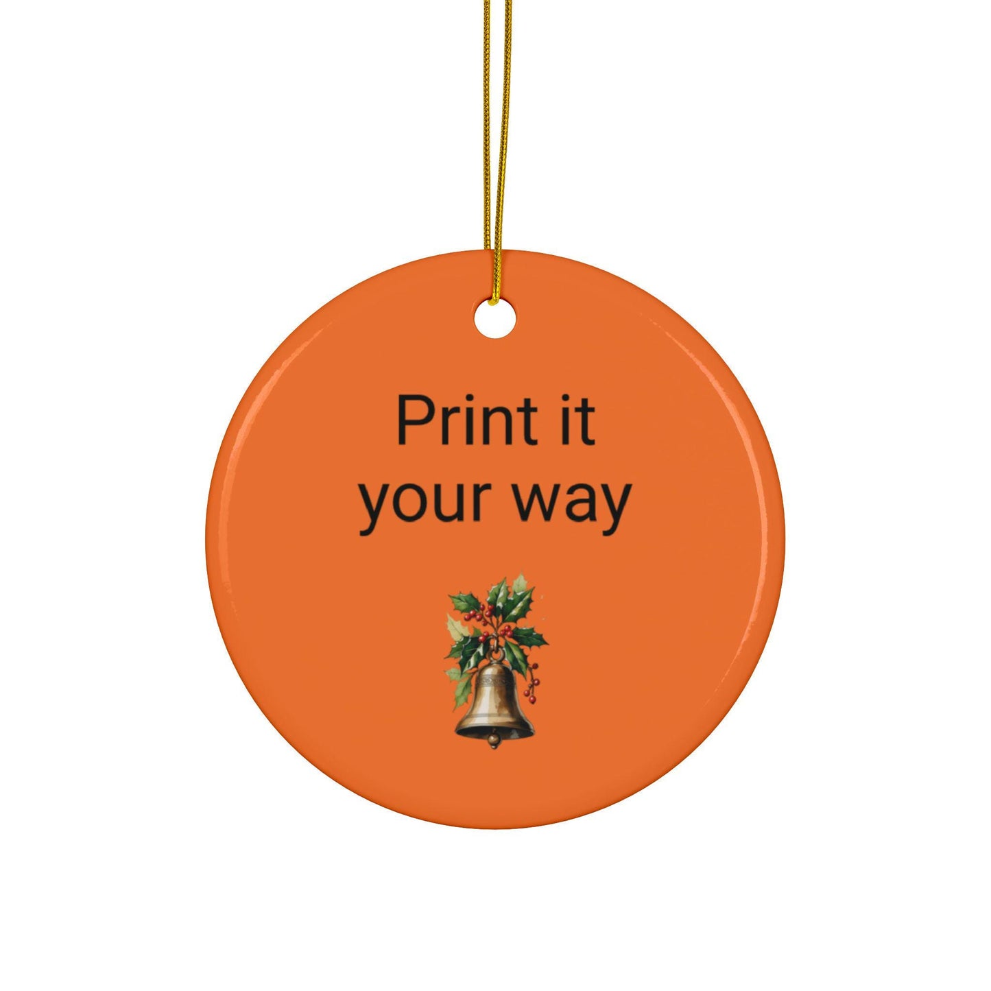 Ceramic Christmas Ornaments, Personalized Cat Holiday Gift, Double-Sided Decoration, Custom Cat Lover Present, Christmas Ornament Set,