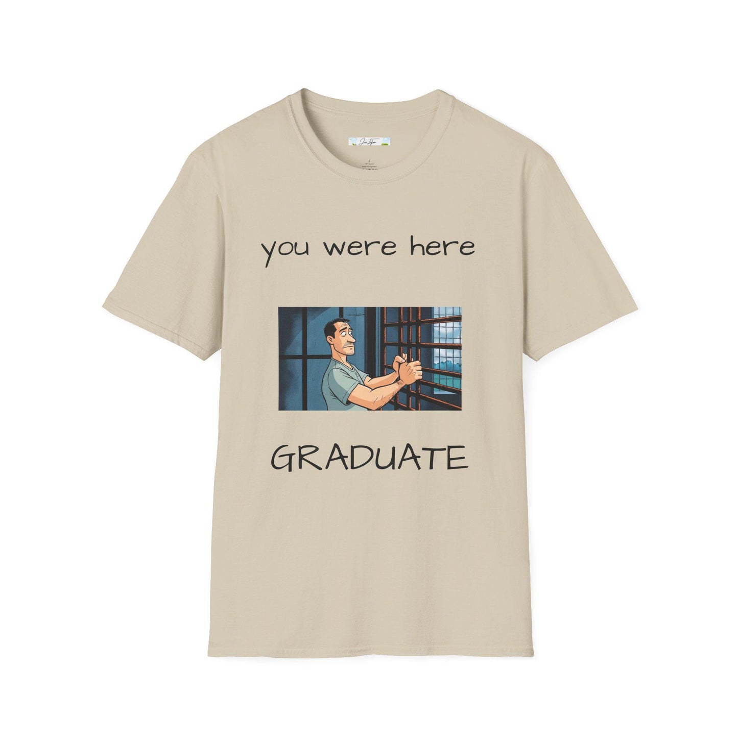 Graduation T-Shirt, Gift for Graduate, Unisex Tee Shirt, Funny College Grad Present, Lightweight Shirt