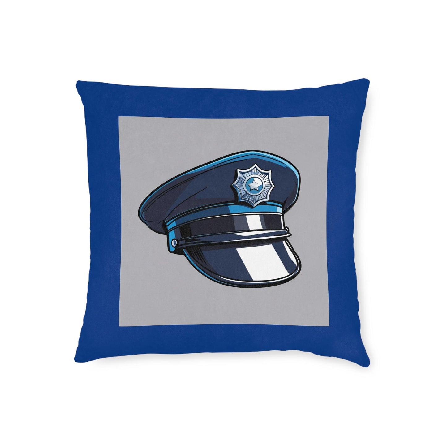 Square Pillow, Police Officer Decor, Law Enforcement Gift, Bedroom Accent, Jean LaTasse Design