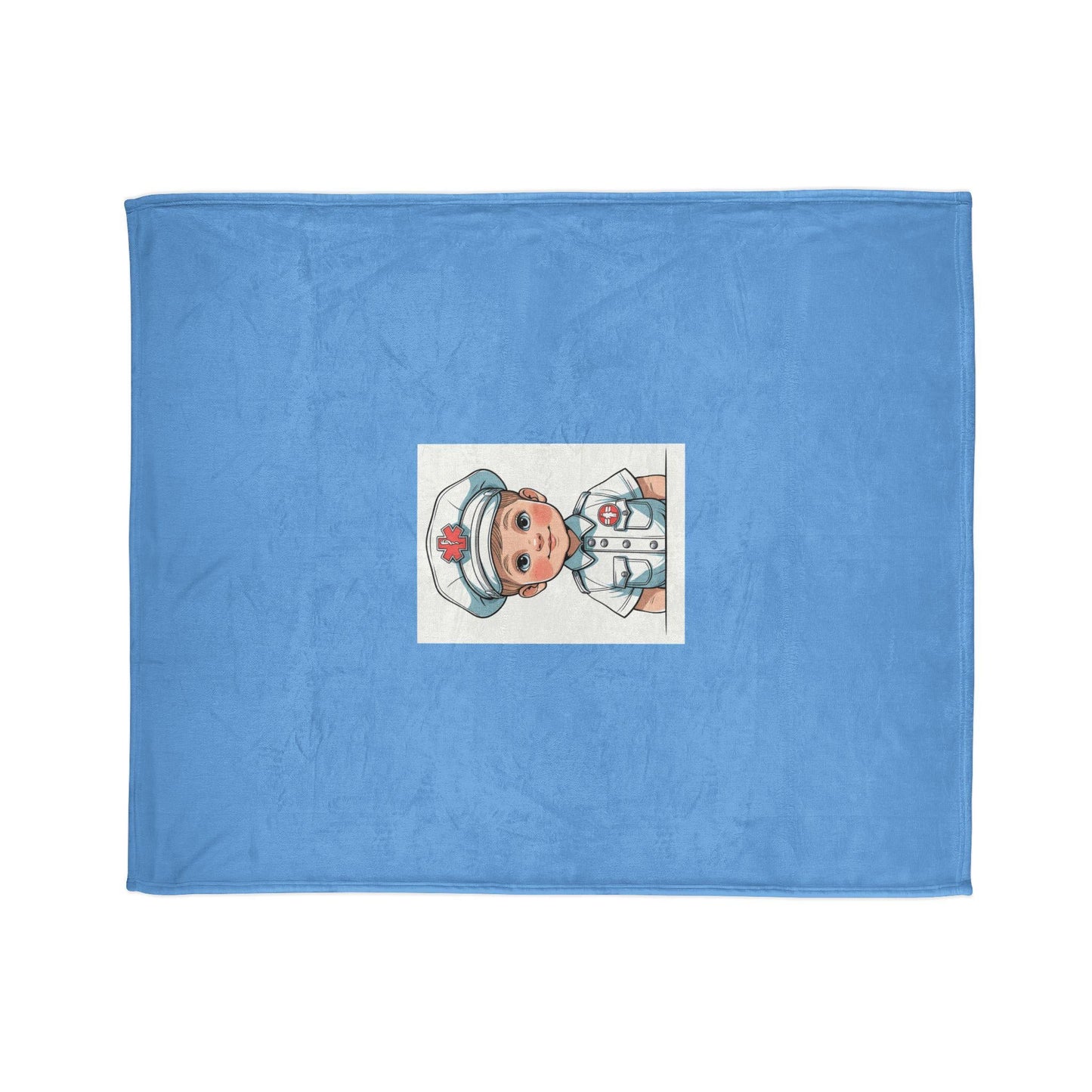 EMT-Inspired Soft Polyester Blanket - Jean LaTasse Design, Gift for Aspiring EMT, Public Service Decor, Safety and Protection Home