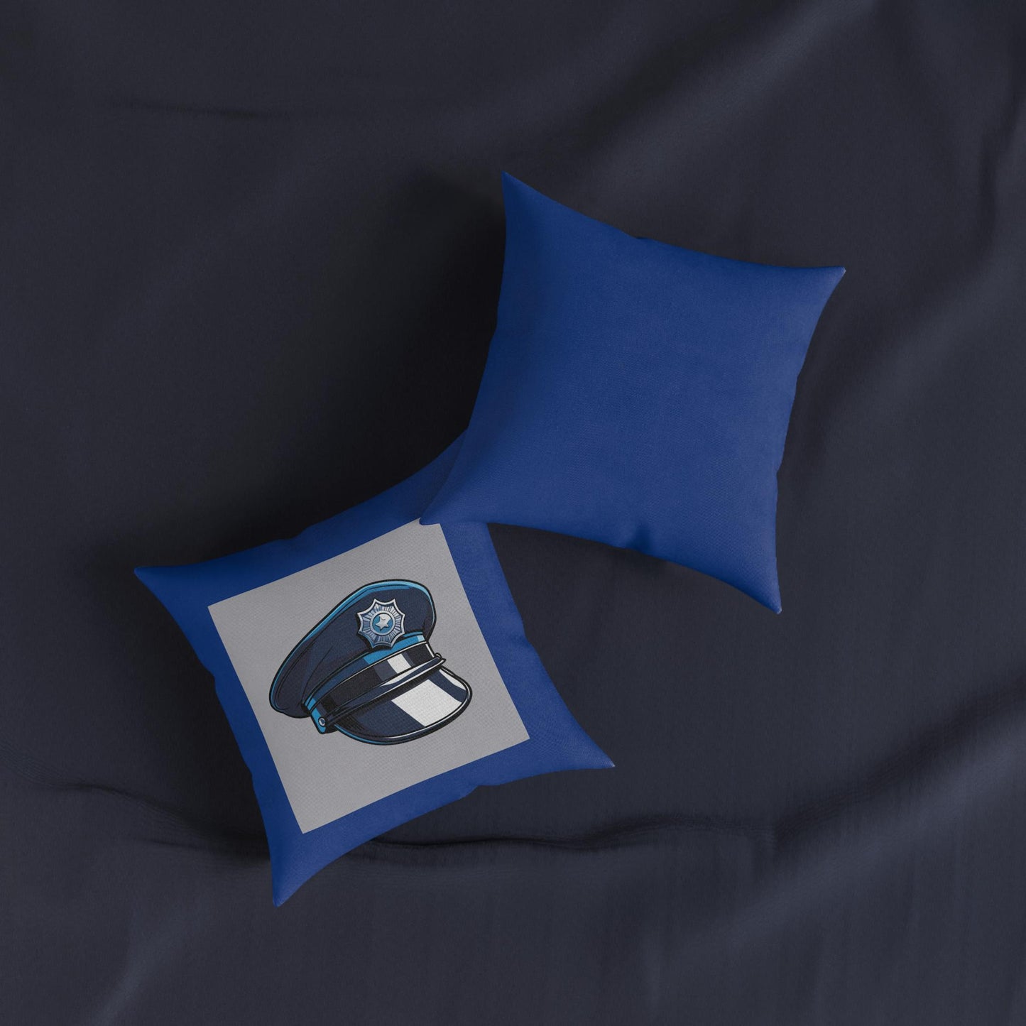 Square Pillow, Police Officer Decor, Law Enforcement Gift, Bedroom Accent, Jean LaTasse Design