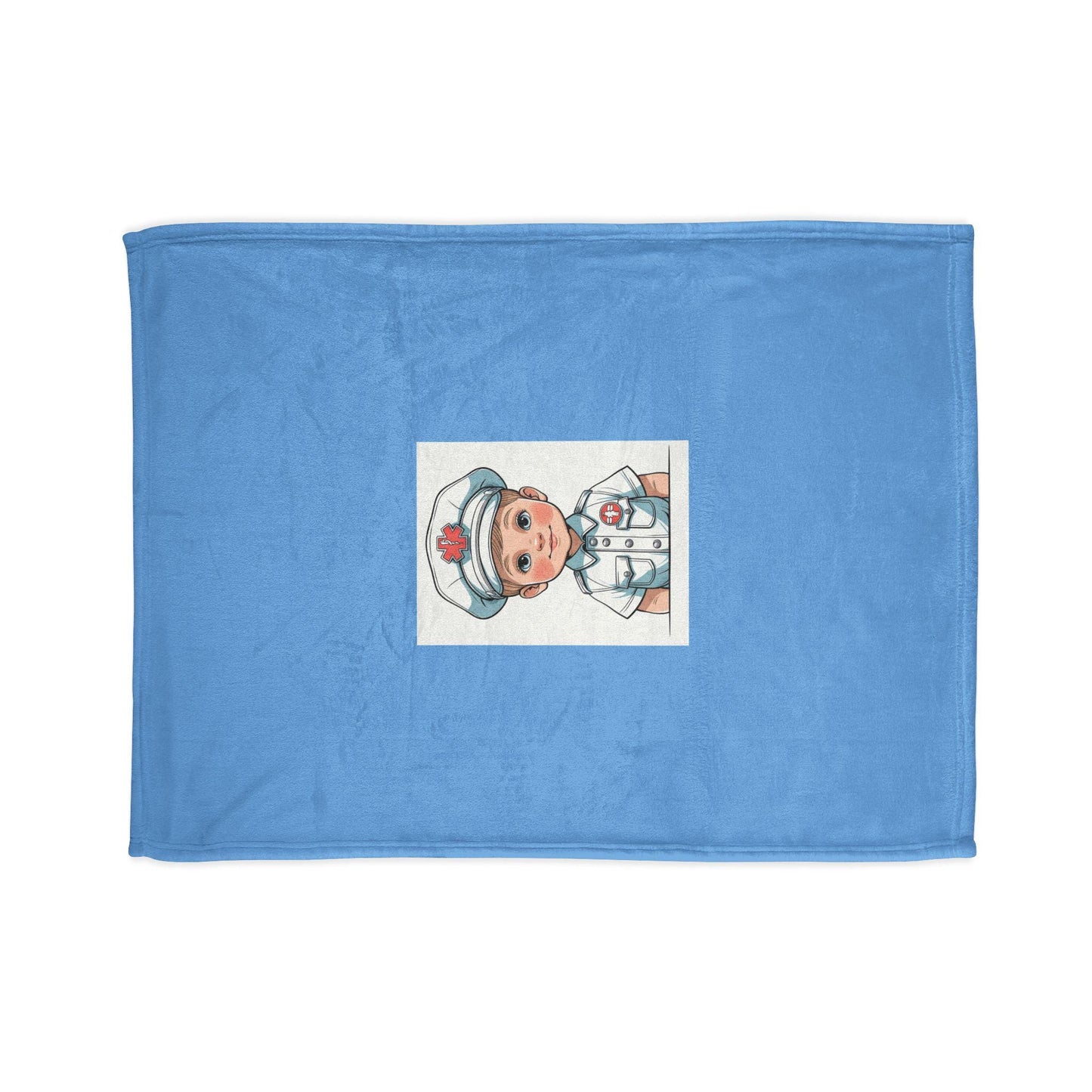 EMT-Inspired Soft Polyester Blanket - Jean LaTasse Design, Gift for Aspiring EMT, Public Service Decor, Safety and Protection Home