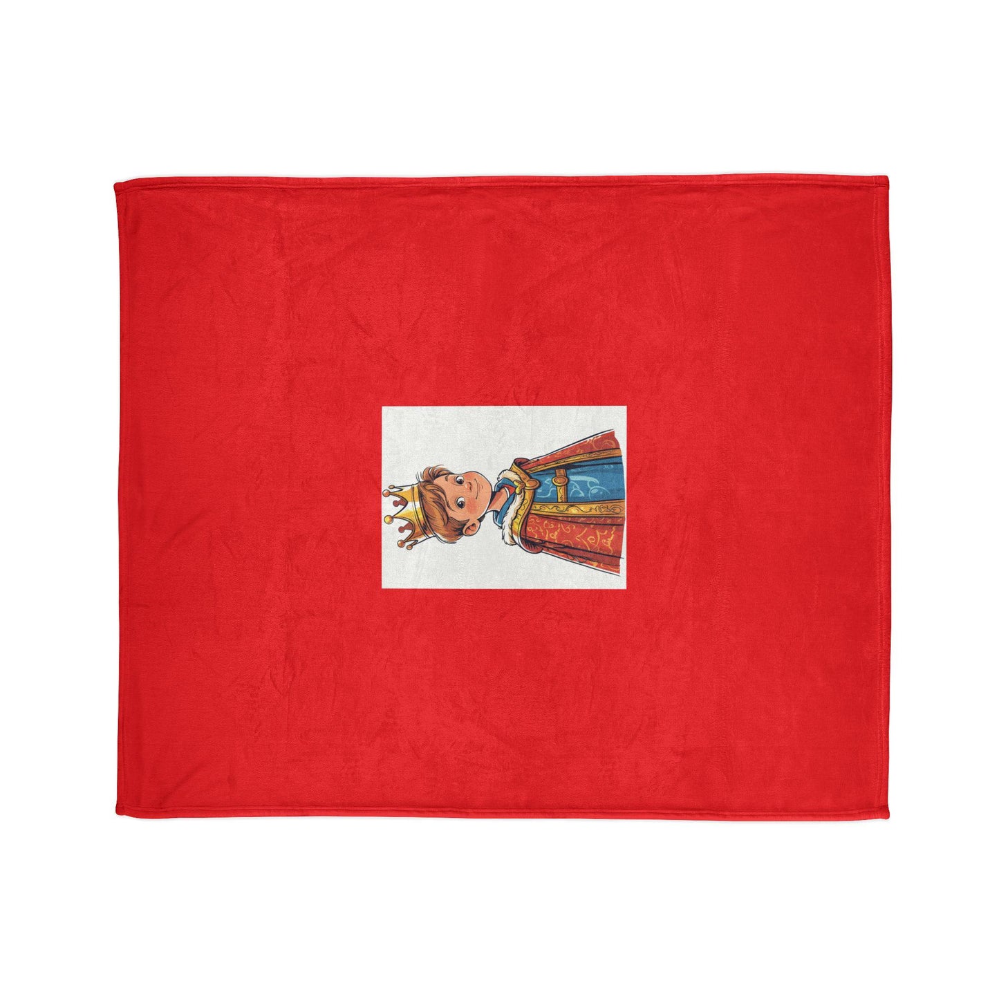Blanket, Young King in the Making, Royal Decoration for Bedchamber, Chair or Bed, Soft Throw Blanket, Gift for Kids