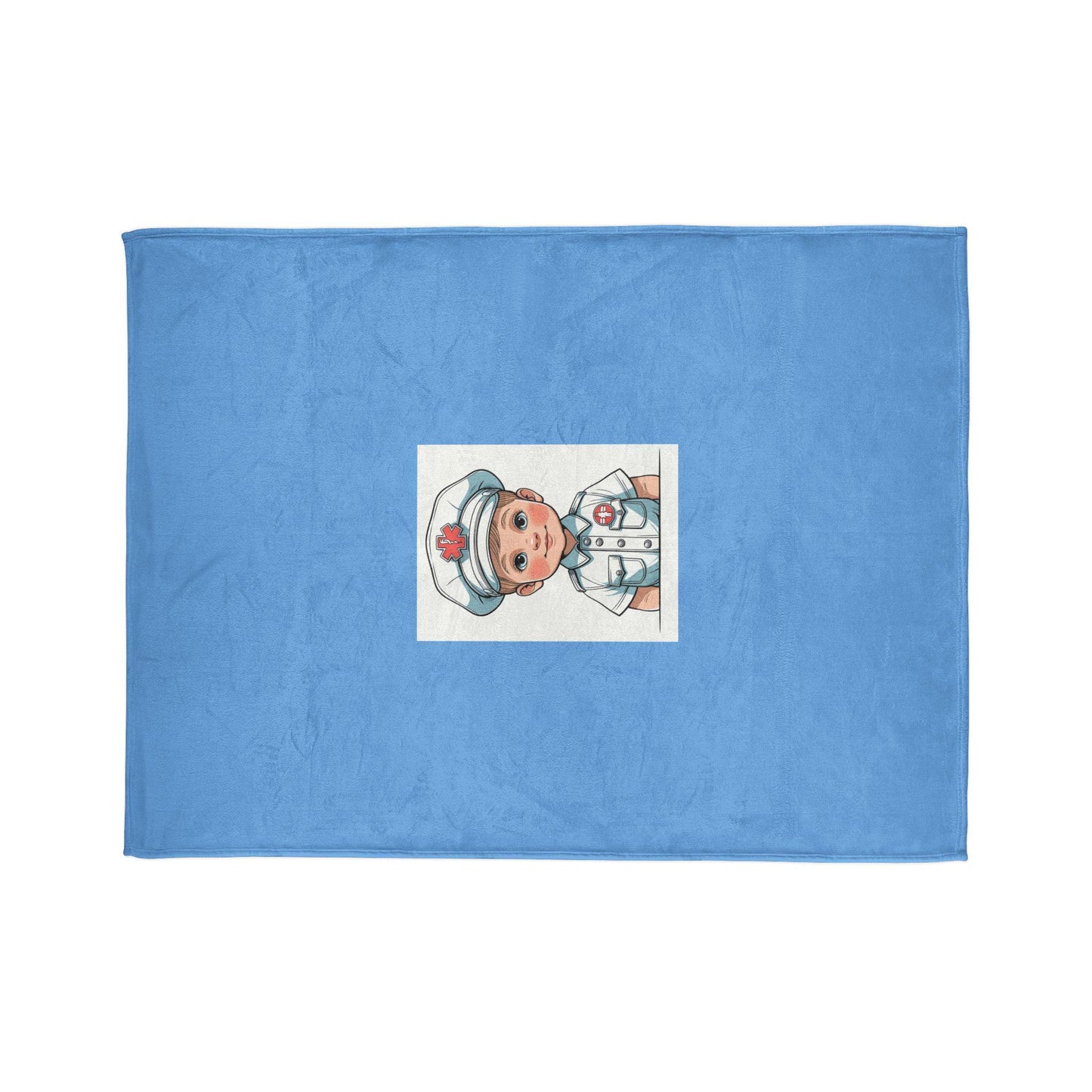 EMT-Inspired Soft Polyester Blanket - Jean LaTasse Design, Gift for Aspiring EMT, Public Service Decor, Safety and Protection Home