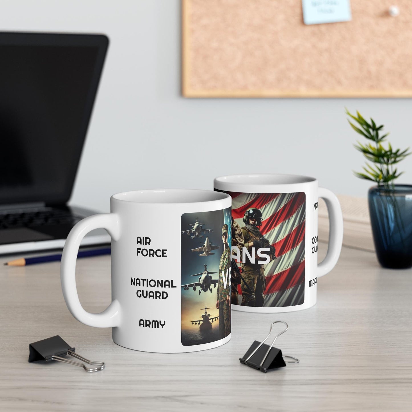 Veteran's Gift Mug 11oz, Tribute Mug, Commemoration Coffee Cup, Patriotic Mug, Military Appreciation Beverage Mug