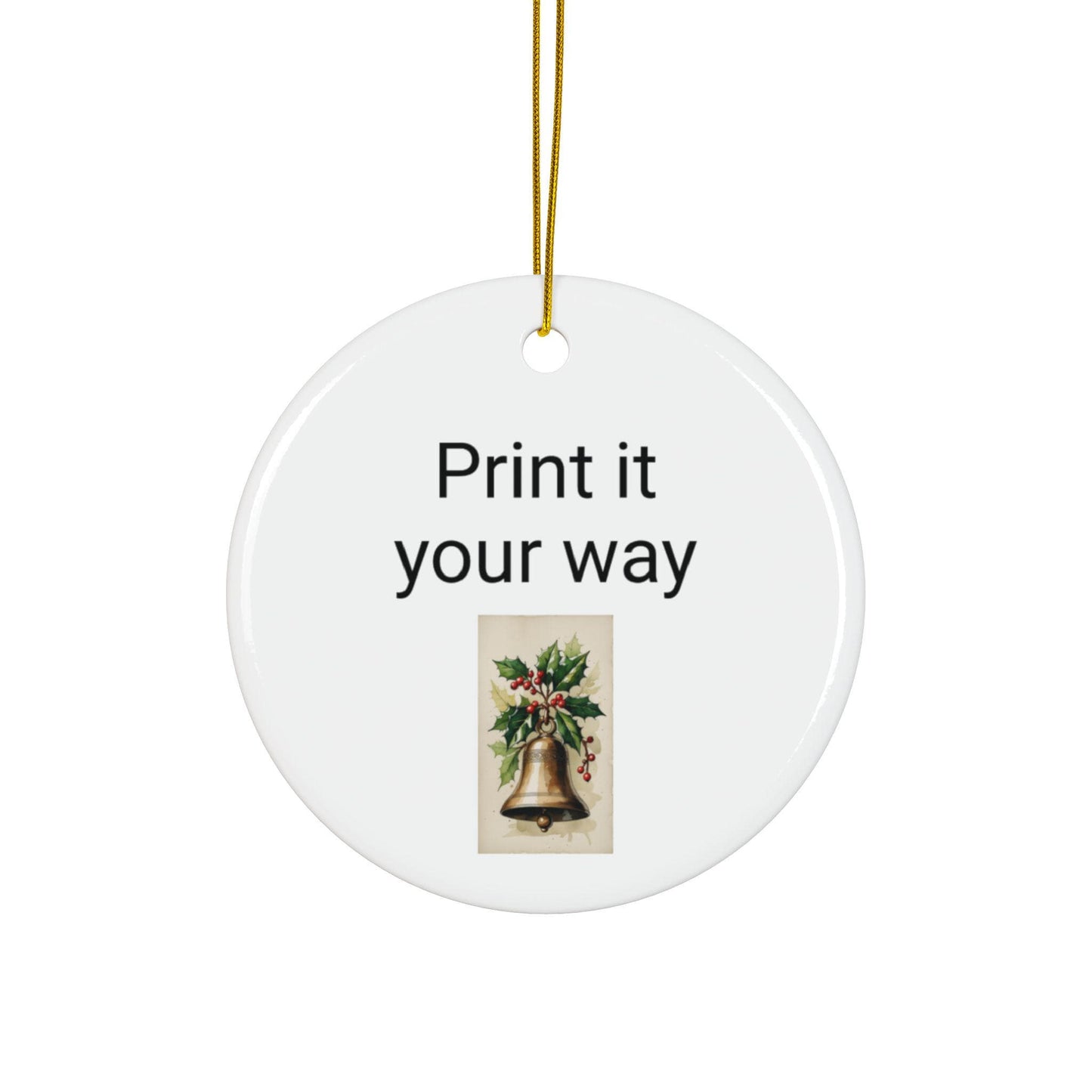 Doctor's Christmas Ornaments, Customizable Holiday Decor, Double-Sided Ceramic Charm, Perfect Gift for Medical Professionals, [...]