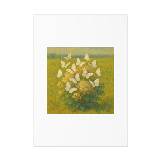 Poster Art, Jean LaTasse Uncoated Wall Decor, Bright Colorful Room Design, Light Gracefulness, Home Office Decor, Unique Gift Idea, Wall Art