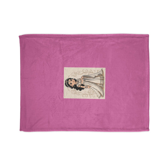 Princess Blanket, Castle Princess Decoration, Royal Princess Comfort, Soft Polyester Throw, Princess Bed Decor, Jean LaTasse Design