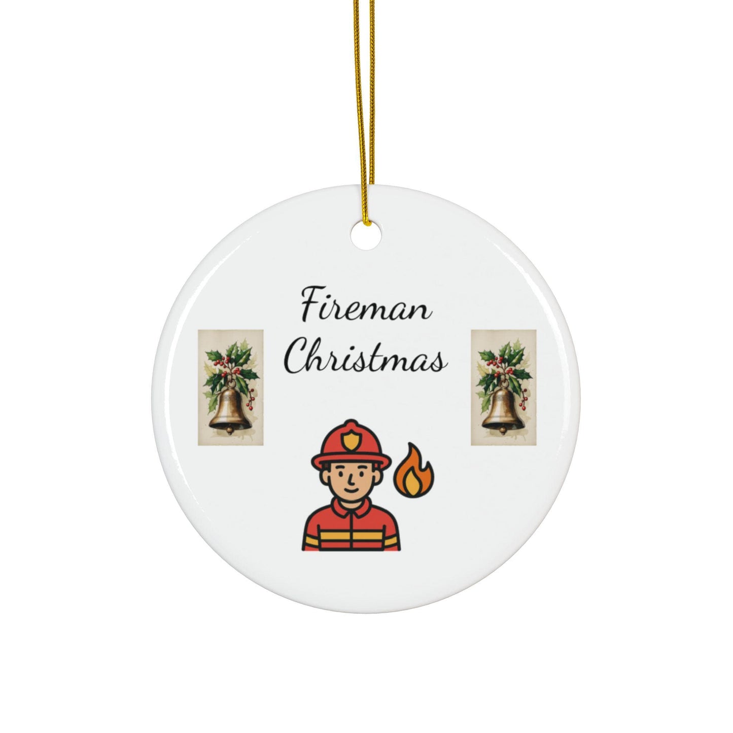 Firefighter Ornaments, Personalized Holiday Decor, Christmas Decorations, Unique Gifts, Celebration Keepsakes