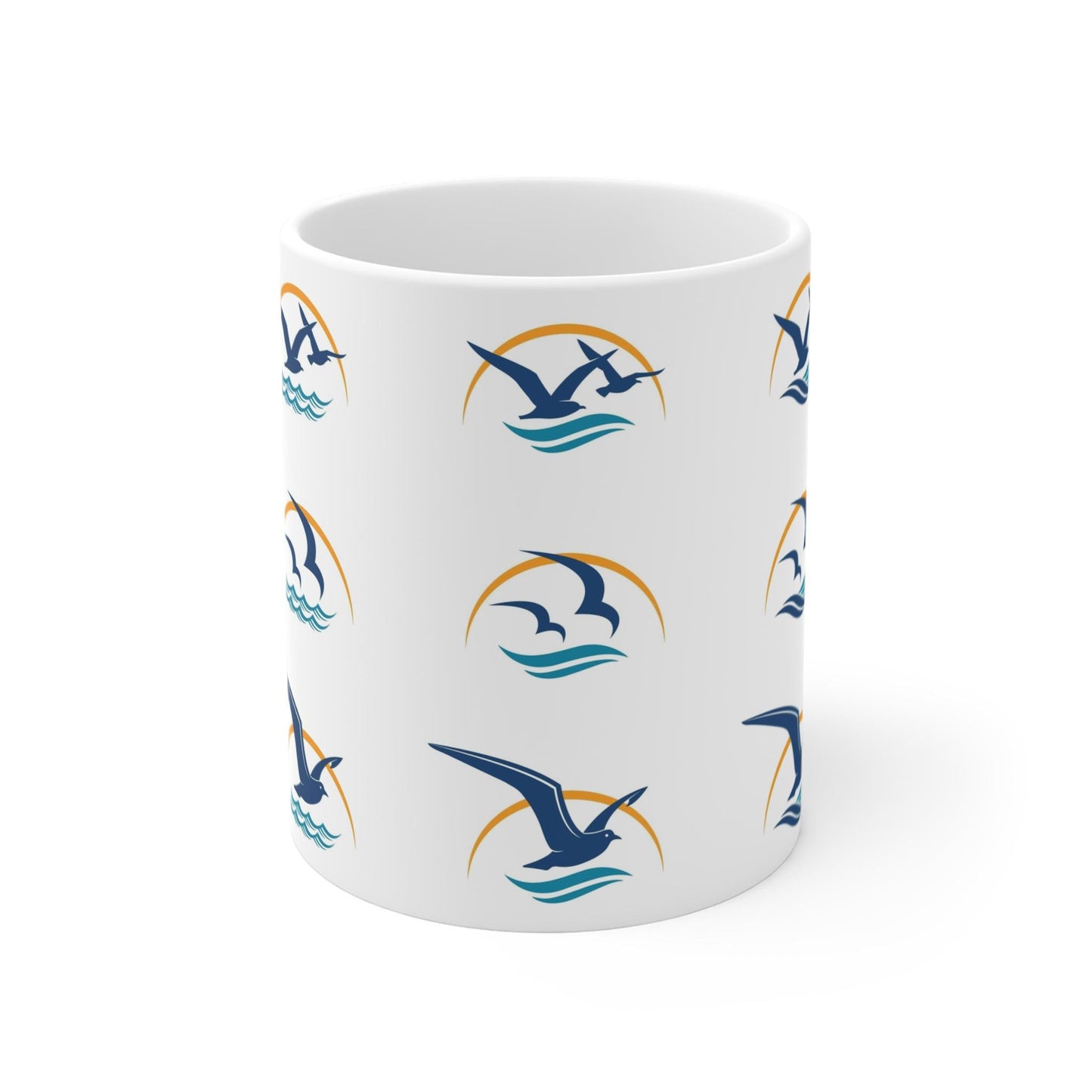Mug 11oz - Light airy flowing, Floral Coffee Cup, Boho Tea Mug, Ceramic Home Decor, Gifts for Her, Unique Kitchenware