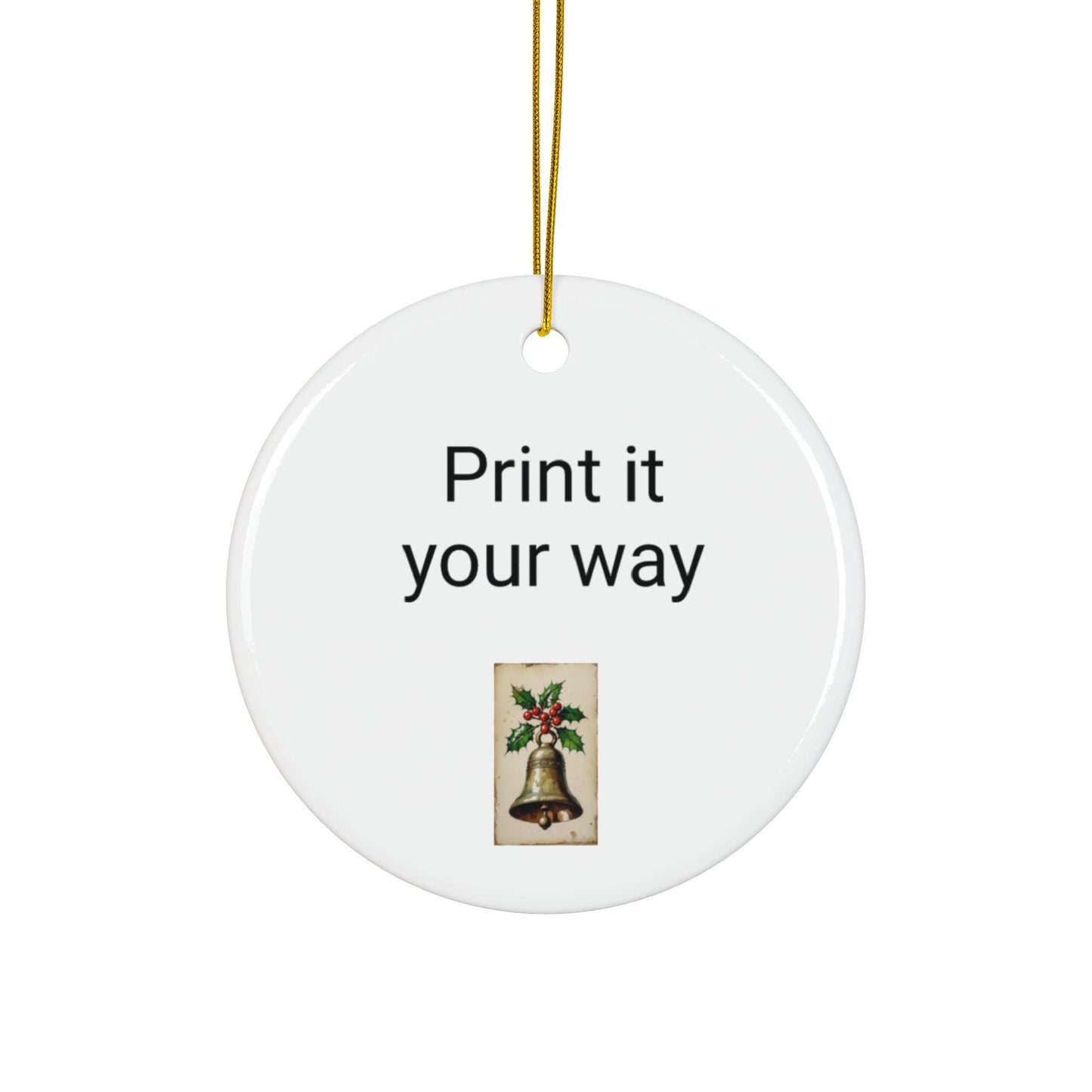 Ceramic Ornaments, Military Christmas Decor, Patriotic Holiday Gift, Jean Latasse Design, Double-Sided, Marine Corps Ornament, Set of 3
