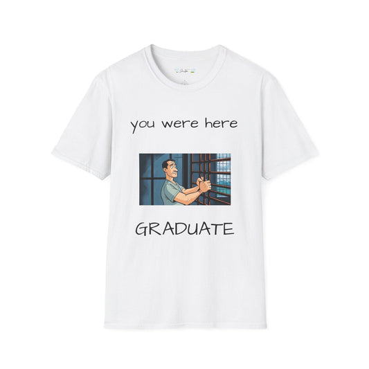 Graduation T-Shirt, Gift for Graduate, Unisex Tee Shirt, Funny College Grad Present, Lightweight Shirt