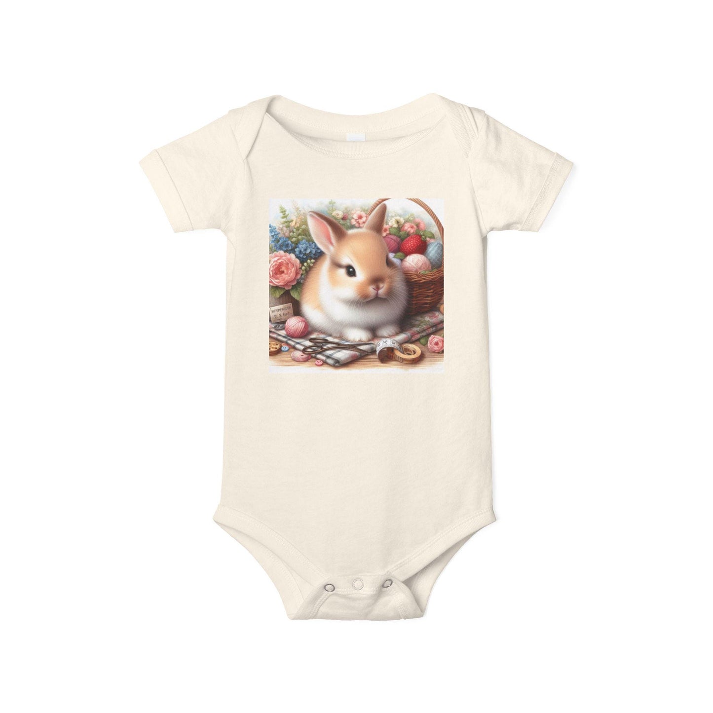 Adorable Bunny Infant One Piece, Cute Baby Bodysuit, Perfect for Easter, Baby Shower, Spring Celebrations, Cuddly Gift