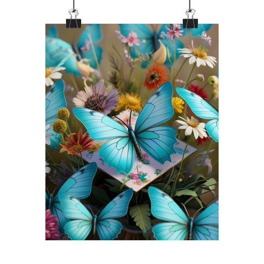 Vertical Poster, Colorful Nature Wall Art by Jean LaTasse, Matte Finish, Room Decor, Home Office Decoration, Gift for Nature Lovers