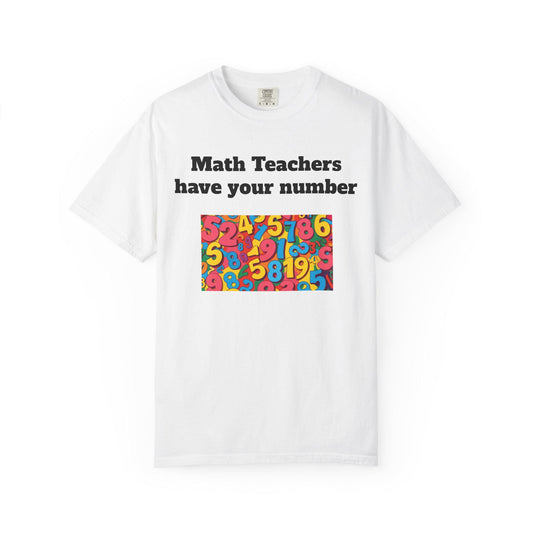 Funny Math Teacher T-Shirt, Ideal Gift for Educators, Perfect for Back to School, Teacher Appreciation, Unisex T-Shirt, Classroom Humor