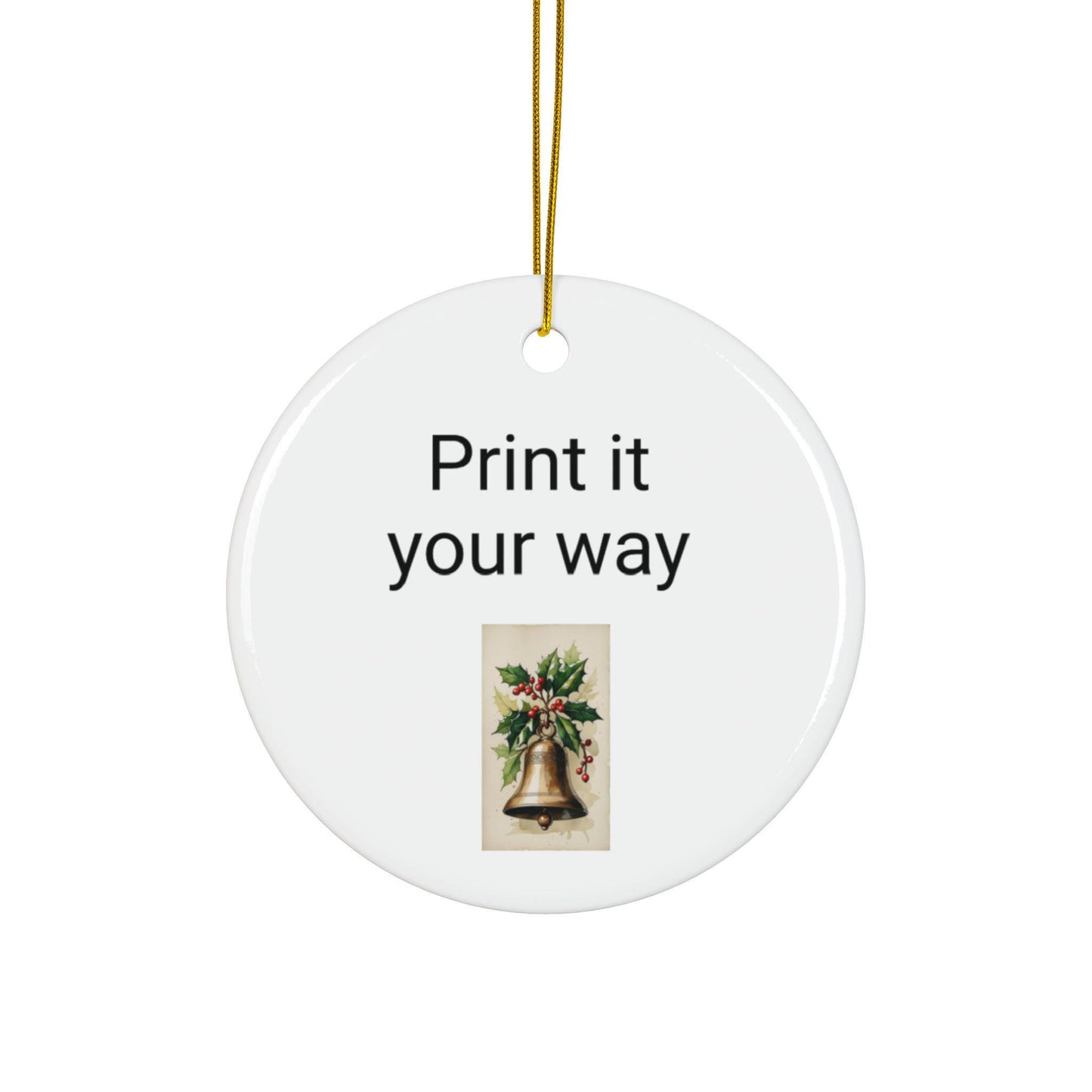 Emergency Med Tech Christmas Decorative Ornaments, Personalized Holiday Decor, Gifts for Healthcare Workers, Double-Sided Ceramic [...]